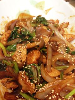 鶏肉と小松菜の味噌炒め-レシピのメイン写真