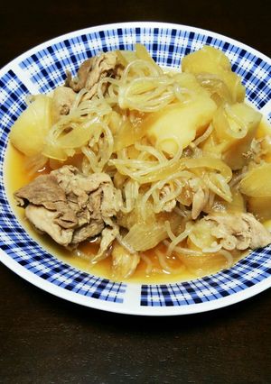 ☆豚肉でつくる田舎味☆肉じゃが-レシピのメイン写真