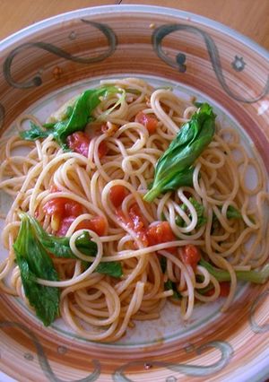 サッパリ☆セロリとトマトのパスタ-レシピのメイン写真