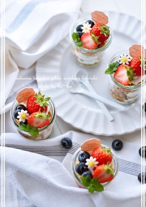✺グラノーラdeジャースイーツ✺-レシピのメイン写真
