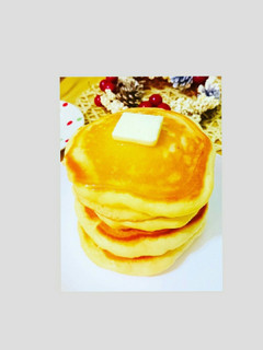 ホットケーキミックスと豆腐のパンケーキ-レシピのメイン写真