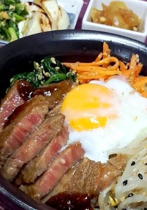 お焦げご飯の牛カルビ　ビビンバ丼-レシピのメイン写真