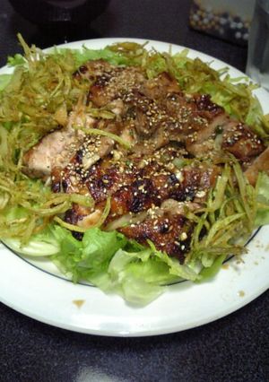 焼き鳥アジアン風サラダ-レシピのメイン写真