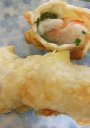 えびチーズ！餃子の皮でおいし～♪-レシピのメイン写真