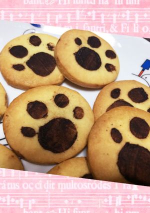 プリントクッキー(肉球)-レシピのメイン写真