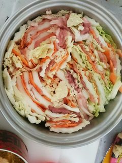 豚肉、白菜と人参のミルフィーユ鍋-レシピのメイン写真