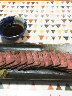 お鍋で簡単!和風ローストビーフ風-レシピのメイン写真
