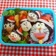 รูปของ ドラえもん クリスマス キャラ弁