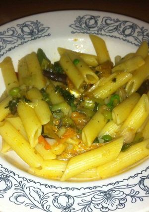 キムチパスタ-レシピのメイン写真