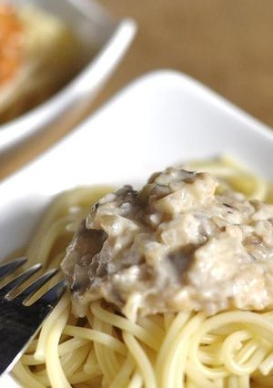 これ一つでおいしい和風クリームパスタ♪-レシピのメイン写真