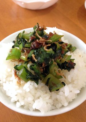 ご飯のお供…小松菜シラスのおかかふりかけ-レシピのメイン写真