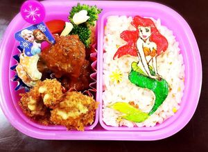 オブラートアートでキャラ弁！【アリエル】-レシピのメイン写真