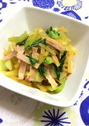 ＊ヤーコンと青梗菜の塩レモン炒め ＊-レシピのメイン写真