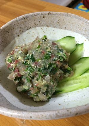 鯵のなめろう-レシピのメイン写真
