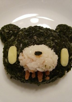血付き（明太子）グルーミーおにぎり-レシピのメイン写真