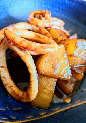 イカと大根の田舎煮♡-レシピのメイン写真