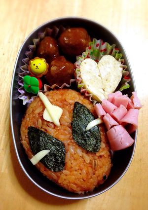 簡単キャラ弁★仮面ライダーゴースト-レシピのメイン写真