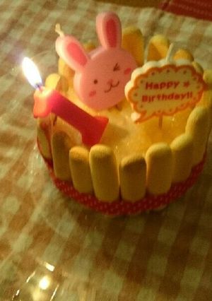 簡単★1才誕生日ケーキ 簡単お菓子ケーキ-レシピのメイン写真