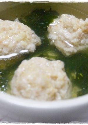 離乳食完了期　鶏豆腐団子スープ-レシピのメイン写真