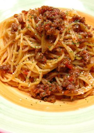 ミートスパゲティー-レシピのメイン写真