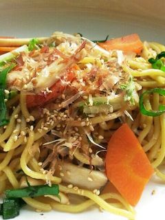 キノコ入り塩焼きそば-レシピのメイン写真
