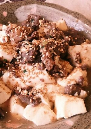プルコギビーフと豆腐炒め☆コストコ-レシピのメイン写真