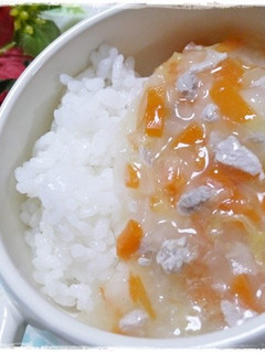 離乳食完了期 豚肉と白菜のあんかけごはん-レシピのメイン写真