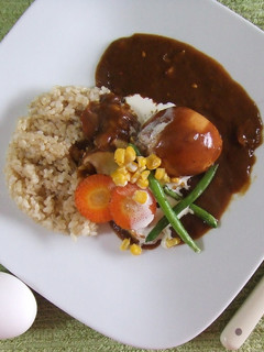 丸ごと♪ゆでたまごカレー〜節約美味カレー-レシピのメイン写真