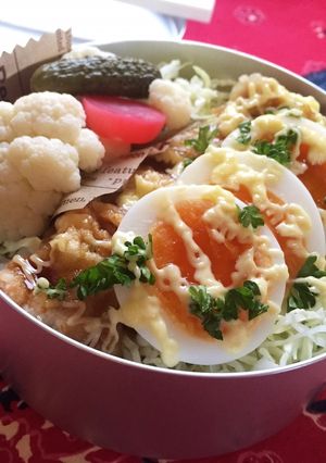 チキン南蛮丼 お弁当にも可愛い♪-レシピのメイン写真