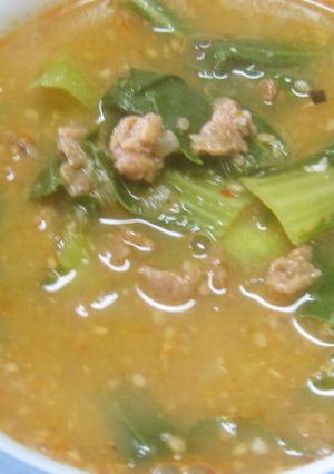 大豆のお肉でなんちゃってタンタンスープ-レシピのメイン写真
