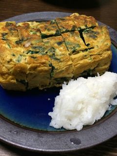 たっぷりほうれん草のだし巻き卵-レシピのメイン写真