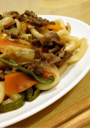 簡単すぎ！プルコギのタレうどん-レシピのメイン写真