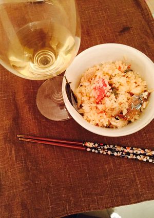 【晩酌仕立】さんまとトマトの炊き込み御飯-レシピのメイン写真