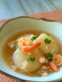 大根の海老そぼろあんかけ-レシピのメイン写真
