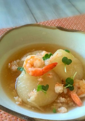 大根の海老そぼろあんかけ-レシピのメイン写真