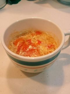 トマトと卵の中華スープ-レシピのメイン写真