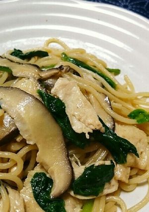 冷凍しいたけで＊和風パスタ-レシピのメイン写真