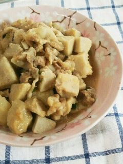 里芋と豚バラのみぞれ煮-レシピのメイン写真