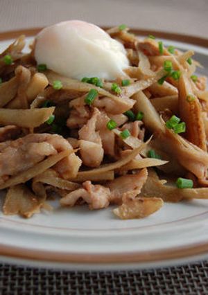 豚ごぼうの味噌バターソテー-レシピのメイン写真