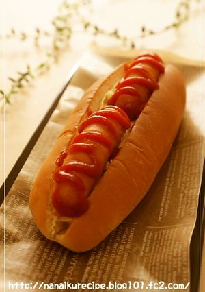 自慢のホットドッグ-レシピのメイン写真