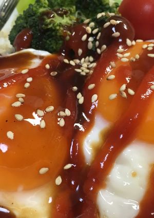 簡単‼目玉焼きドンブリ-レシピのメイン写真