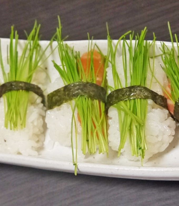 ノルウェーサーモンの芽ネギすし by 超姉さん女房 【クックパッド