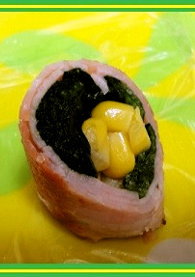 ほうれん草＆とうもろこしのベーコン巻き　-レシピのメイン写真