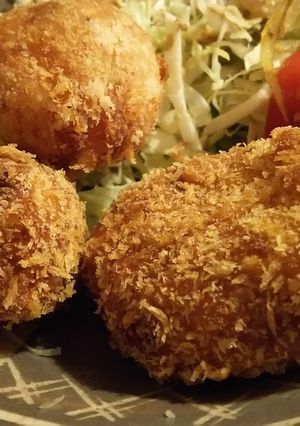 かぼちゃととうもろこしのコロッケ-レシピのメイン写真