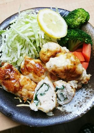 揚げない！ささみのしそチーズ☆バター醤油-レシピのメイン写真