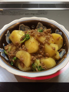 大豆のお肉でジャガイモのそぼろ煮-レシピのメイン写真