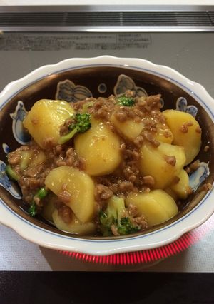 大豆のお肉でジャガイモのそぼろ煮-レシピのメイン写真