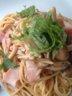 たっぷりきのこの和風スパ*レモン風味-レシピのメイン写真