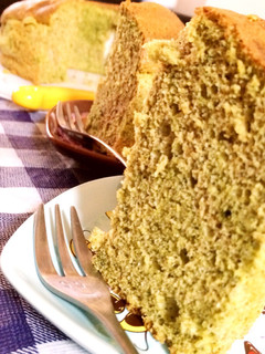 卵消費☆抹茶シフォンケーキ-レシピのメイン写真