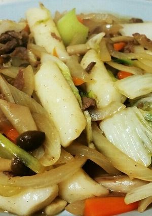 簡単トッポギ野菜炒め☆-レシピのメイン写真